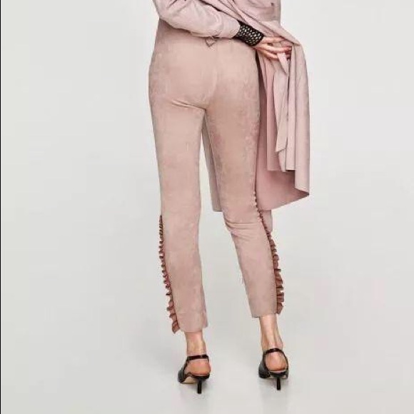 Zara Ruffled Pants - Picture 2 of 11